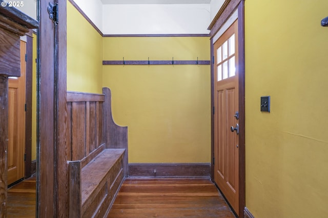 2869 SE Sherman St, Portland, OR 97214 - doorway to outside with wood finished floors