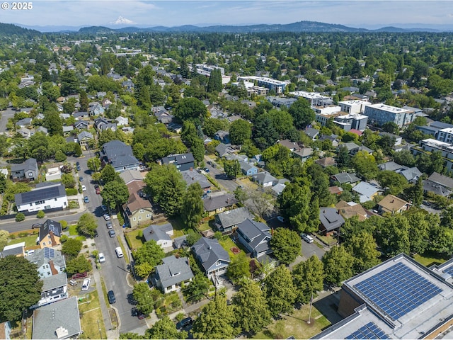 2869 SE Sherman St, Portland, OR 97214 - drone / aerial view of a mountainous background