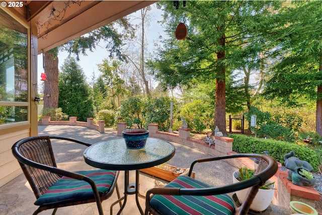 view of patio