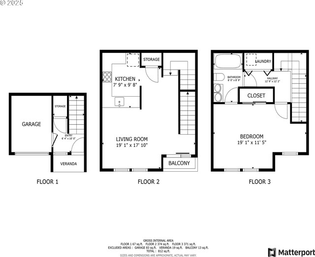727 SE 33rd Pl Unit 21, Portland, OR 97214 - home floor plan