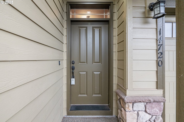 view of property entrance