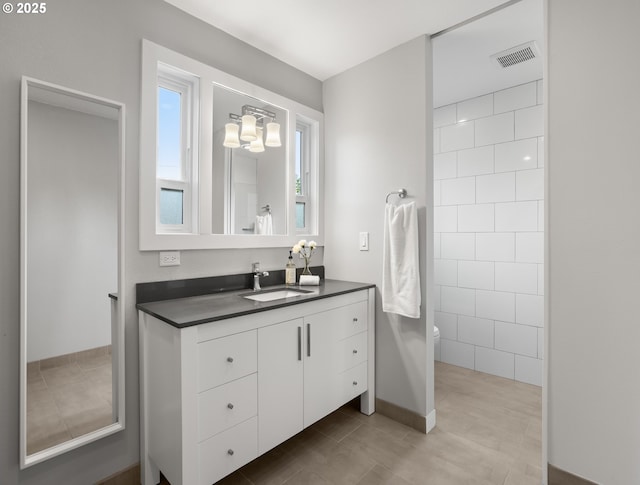 13920 Shireva Dr, Lake Oswego, OR 97034 - full bath with vanity and tile patterned floors