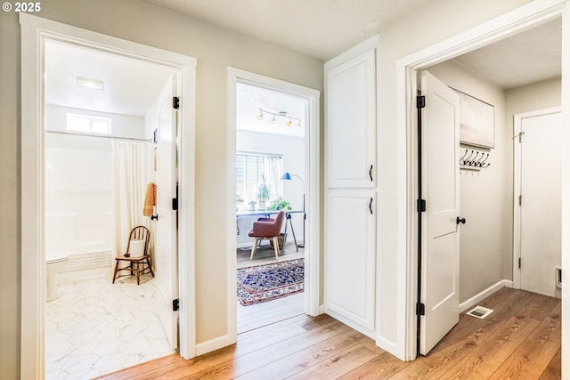 603 Lone Oaks Loop, Silverton, OR 97381 - hall with light wood-type flooring