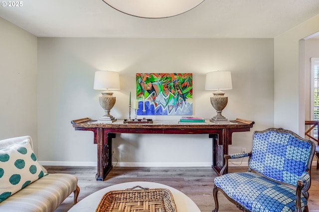 603 Lone Oaks Loop, Silverton, OR 97381 - sitting room with wood finished floors