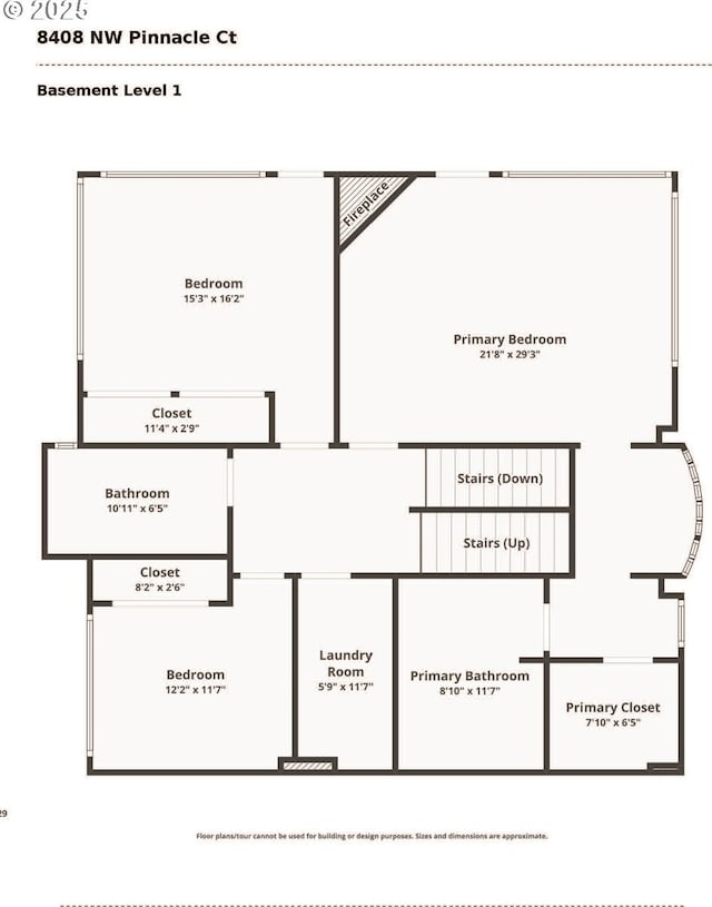 8408 NW Pinnacle Ct, Portland, OR 97229 - property floor plan
