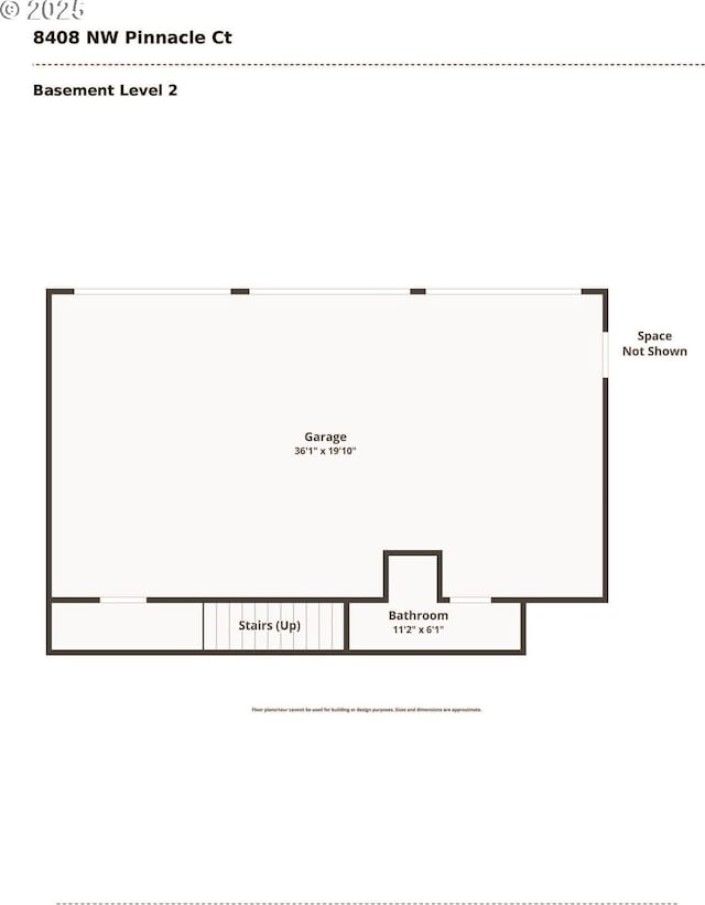 8408 NW Pinnacle Ct, Portland, OR 97229 - floor plan / room layout