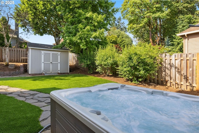 6783 Apollo Rd, West Linn, OR 97068 - view of yard with a hot tub