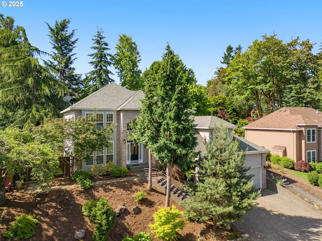 6783 Apollo Rd, West Linn, OR 97068 - view of front of home with concrete driveway