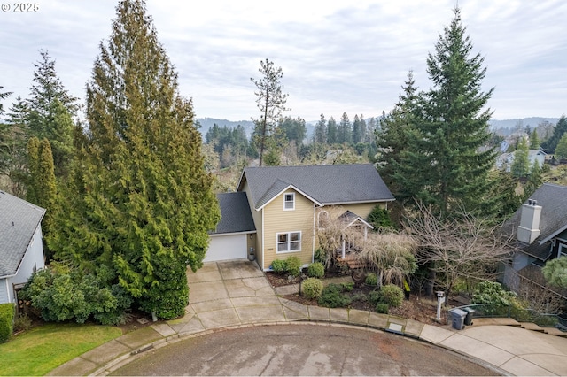 view of front of home