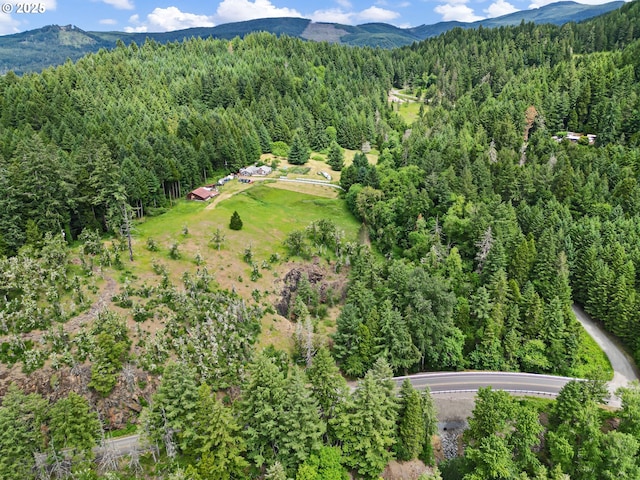 36285 Row River Rd, Cottage Grove, OR 97424 - aerial overview of property's location with mountains