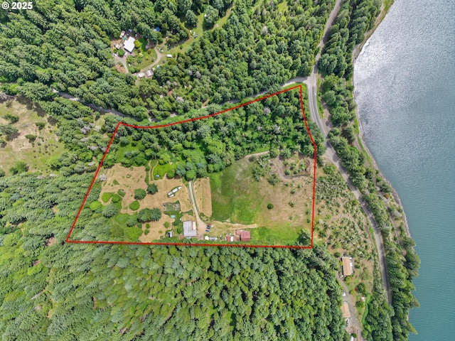 36285 Row River Rd, Cottage Grove, OR 97424 - aerial view of property and surrounding area with property boundaries highlighted