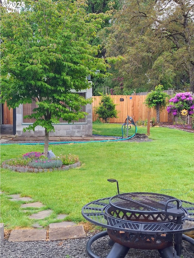 view of yard