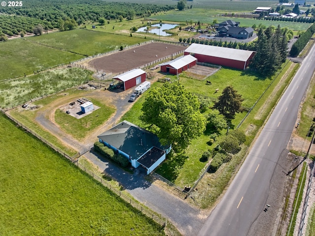 10093 Wiseacre Ln NE, Aurora, OR 97002 - aerial view of property and surrounding area featuring rural landscape
