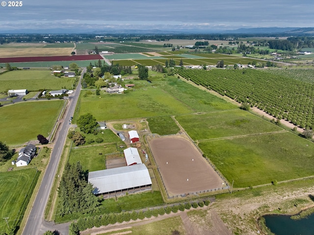10093 Wiseacre Ln NE, Aurora, OR 97002 - aerial overview of property's location featuring rural landscape and farmland