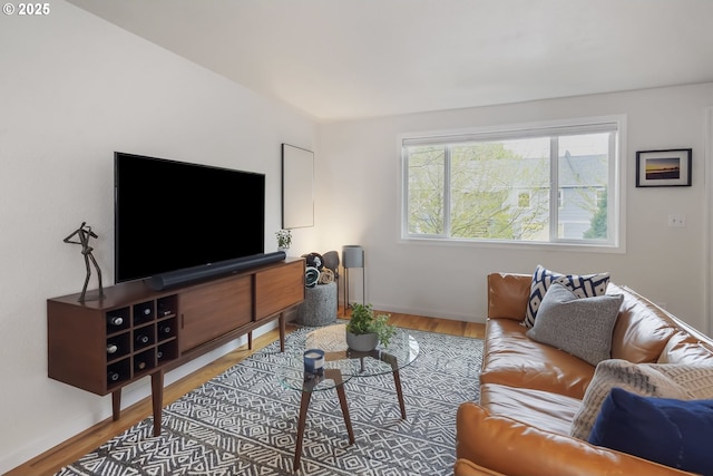 109 NE Shaver Ave, Portland, OR 97212 - living area with light wood-type flooring and baseboards