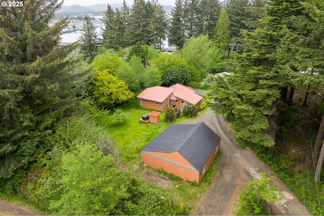 view of subject property
