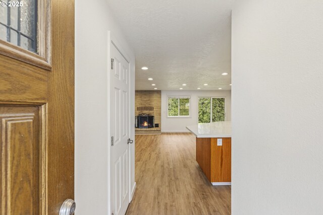 6253 SW 204th Pl, Beaverton, OR 97078 - corridor featuring recessed lighting and light wood-style floors