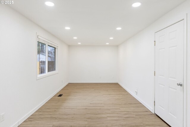 6253 SW 204th Pl, Beaverton, OR 97078 - spare room with recessed lighting and light wood-style floors