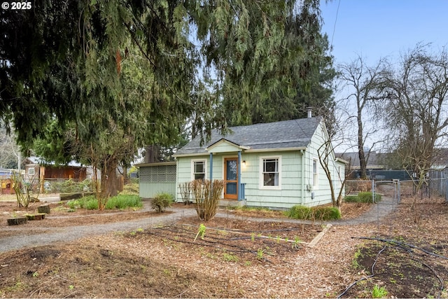 view of front of property