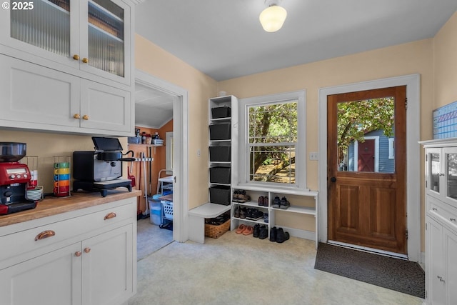 414 NW Riverside Blvd, Bend, OR 97703 - mudroom featuring light colored carpet