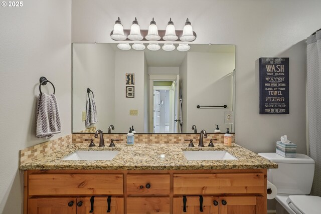 17141 SW King Richard Ct, Sherwood, OR 97140 - bathroom with toilet and double vanity