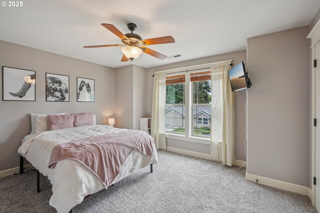 17141 SW King Richard Ct, Sherwood, OR 97140 - bedroom featuring carpet and ceiling fan