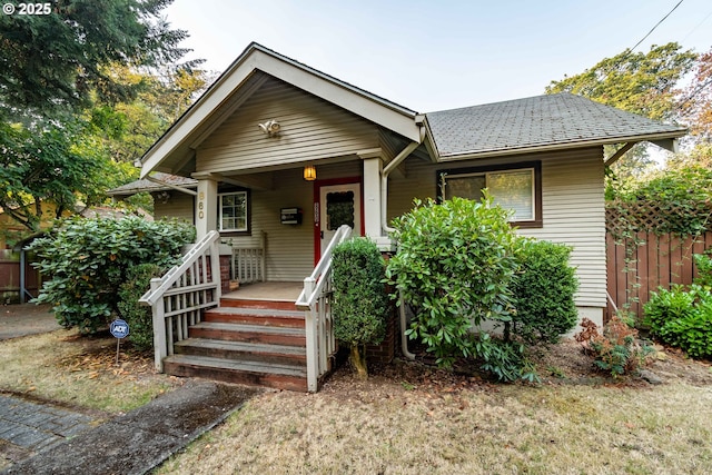 860 Adams St, Eugene, OR 97402 - view of bungalow-style home