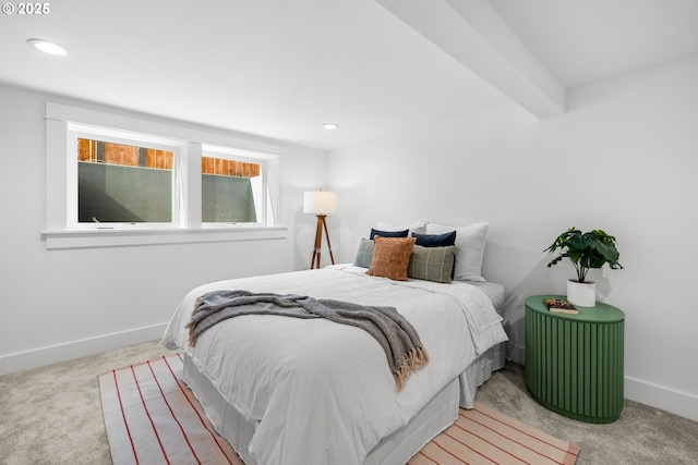 6959 N Denver Ave, Portland, OR 97217 - carpeted bedroom with baseboards and recessed lighting