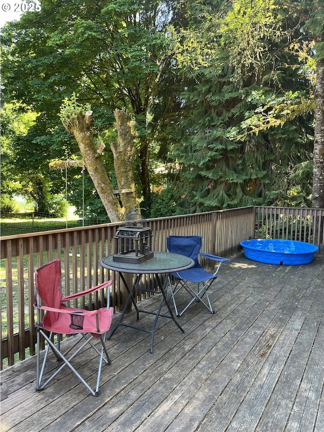 34376 State Highway 38, Scottsburg, OR 97473 - view of wooden terrace
