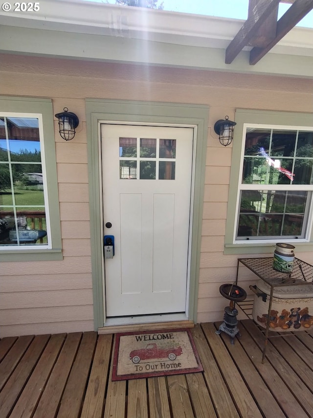 34376 State Highway 38, Scottsburg, OR 97473 - property entrance featuring a porch