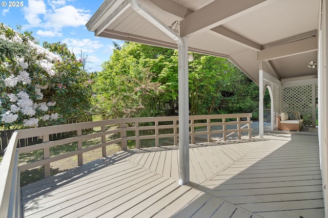 view of deck