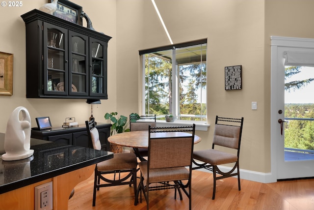 3563 Jake Mann Ln, Florence, OR 97439 - dining space featuring light wood finished floors and baseboards