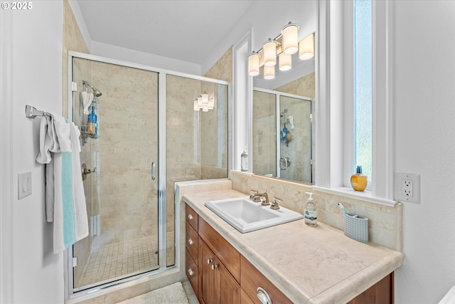 100 Garibaldi St, Lake Oswego, OR 97035 - full bath with vanity and a shower stall