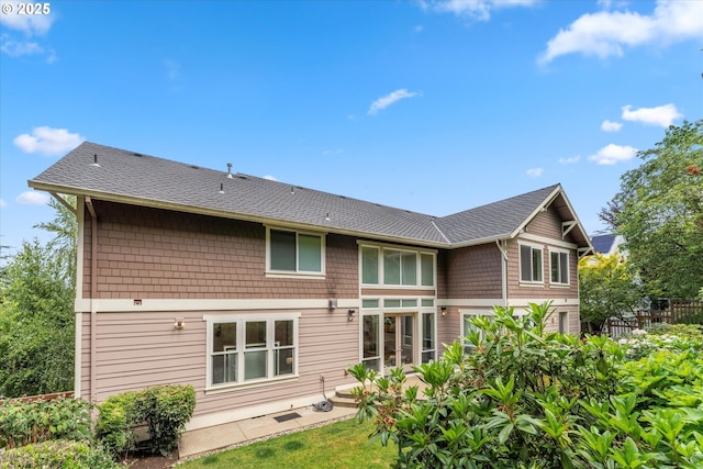 100 Garibaldi St, Lake Oswego, OR 97035 - rear view of house with a shingled roof