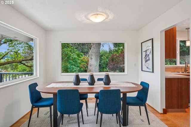 630 SW Viewmont Dr, Portland, OR 97225 - dining space with light wood-type flooring and a textured ceiling