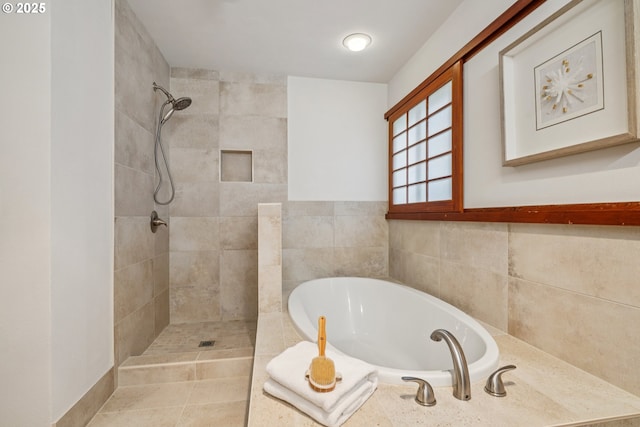 630 SW Viewmont Dr, Portland, OR 97225 - bathroom featuring a bath and tiled shower