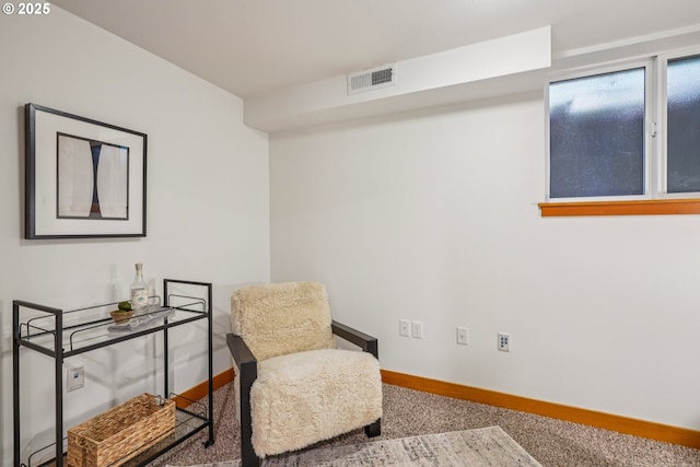 630 SW Viewmont Dr, Portland, OR 97225 - sitting room with carpet flooring and baseboards