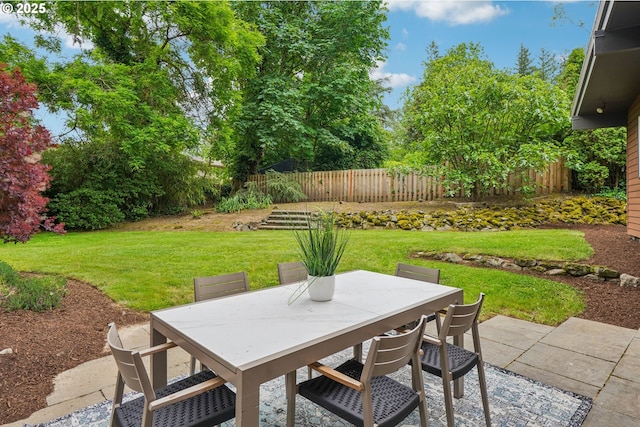 630 SW Viewmont Dr, Portland, OR 97225 - view of patio featuring outdoor dining area