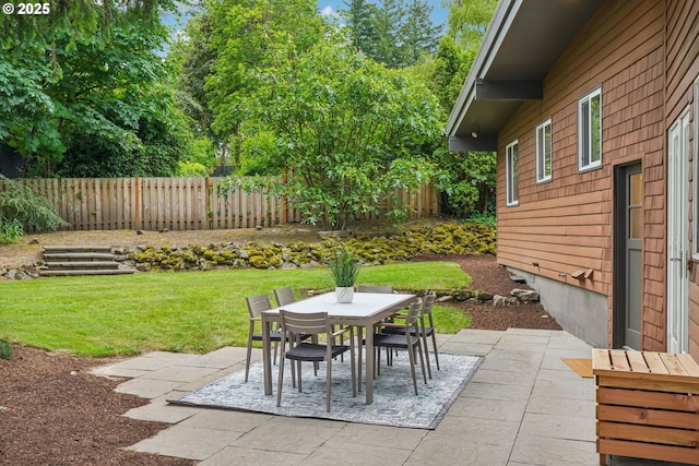 630 SW Viewmont Dr, Portland, OR 97225 - view of patio with outdoor dining area