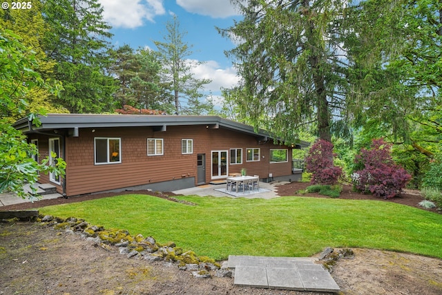 630 SW Viewmont Dr, Portland, OR 97225 - back of house with a patio area and a lawn
