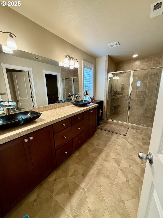 4002 N 3rd Cir, Ridgefield, WA 98642 - full bathroom with double vanity and a shower stall