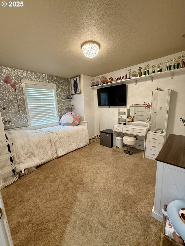 4002 N 3rd Cir, Ridgefield, WA 98642 - bedroom with carpet and a textured ceiling