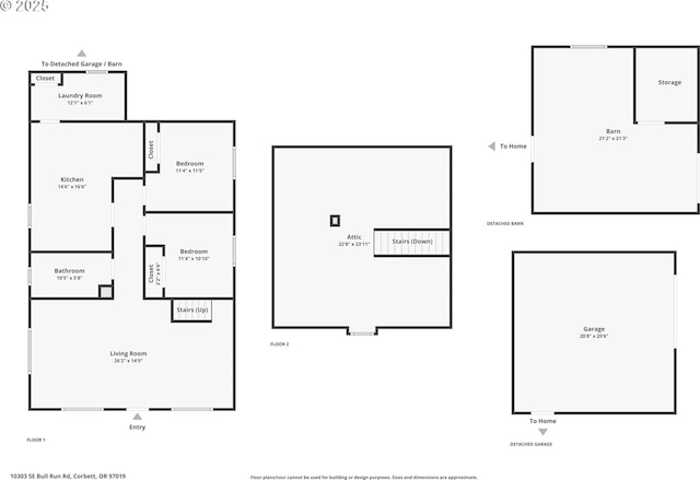 10303 SE Bull Run Rd, Corbett, OR 97019 - home floor plan