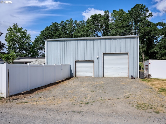 4887 S Elliott Prairie Rd, Woodburn, OR 97071 - view of detached garage