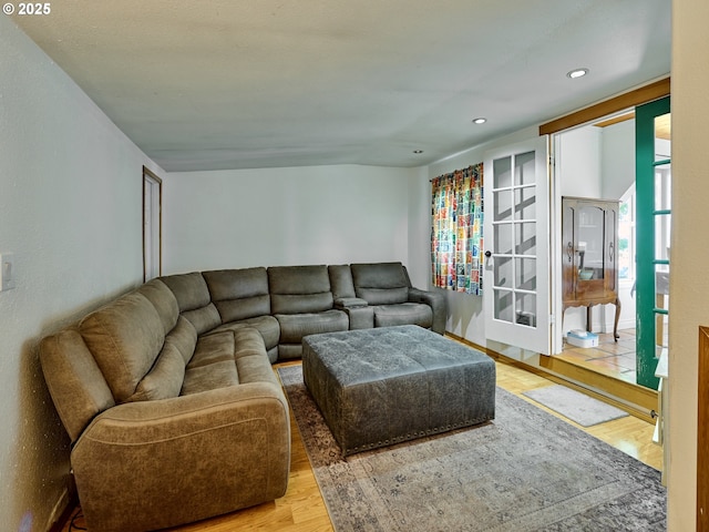 4887 S Elliott Prairie Rd, Woodburn, OR 97071 - living room with wood finished floors and recessed lighting