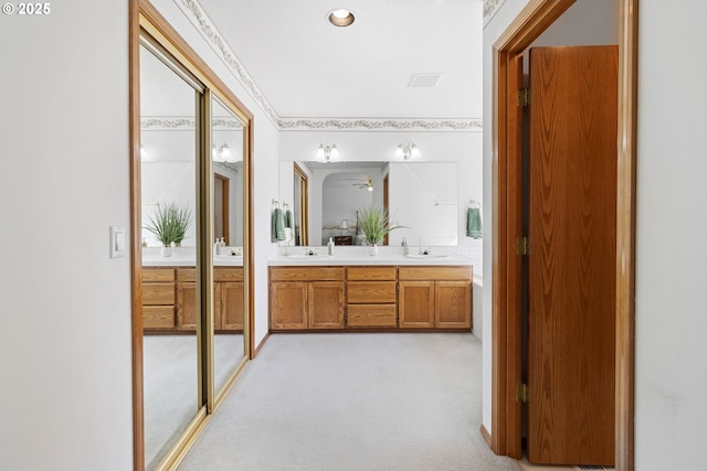 8346 SE 141st Ave, Portland, OR 97236 - bathroom featuring double vanity