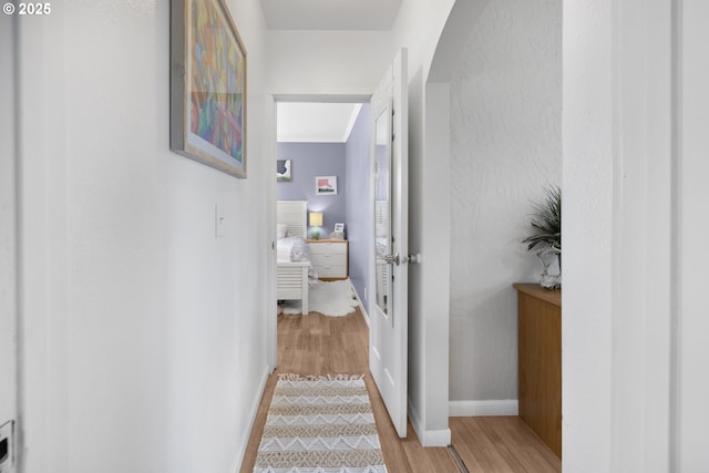 255 W F St, Halsey, OR 97348 - corridor with light wood-style floors and baseboards