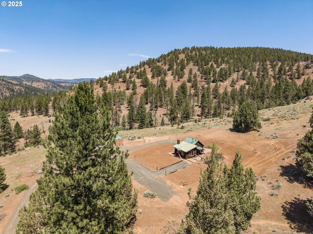 0 Hwy 395, Mount Vernon, OR 97865 - aerial view of sparsely populated area with mountains