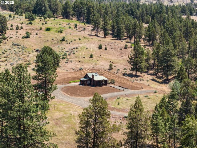 0 Hwy 395, Mount Vernon, OR 97865 - aerial view of property and surrounding area with rural landscape