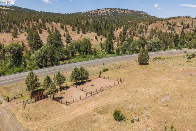 0 Hwy 395, Mount Vernon, OR 97865 - mountain view with rural landscape and a forest
